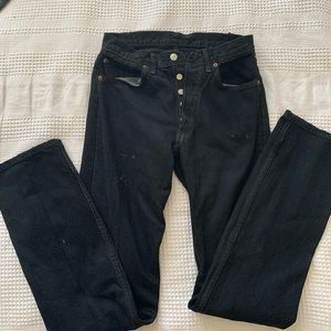 Black Vintage 501 Levi’s jeans